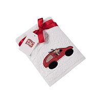 TAC Подарочное полотенце махровое NEW YEAR 50x90, RED CAR белое