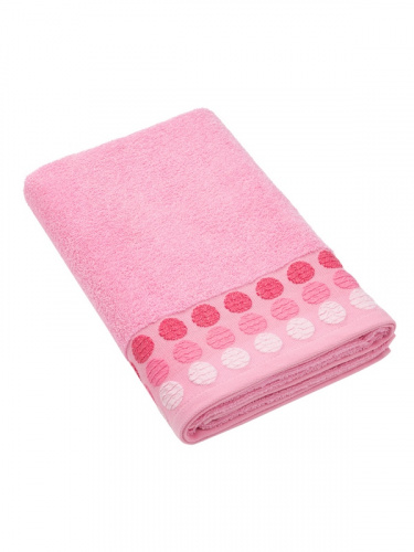 BRIELLE полотенце махр. POINT 70x140 400 г/м2, розовый
