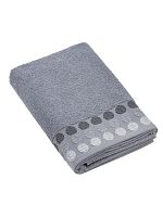 BRIELLE полотенце махр. POINT 70x140 400 г/м2, серый
